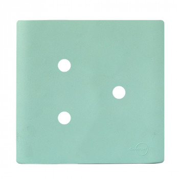 Placa p/ 3 Furos 4x4 - Novara Siciliano